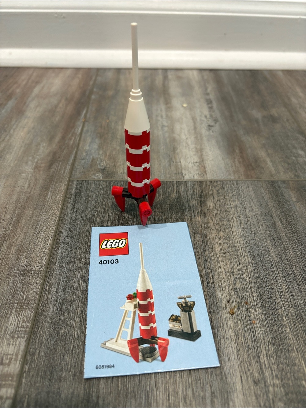 Lego Rocket mini build incomplete